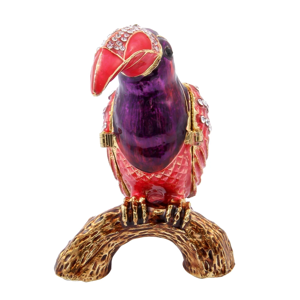 

FLETCHER Brand Metal Beautiful Colorful Parrot for Home Decoration