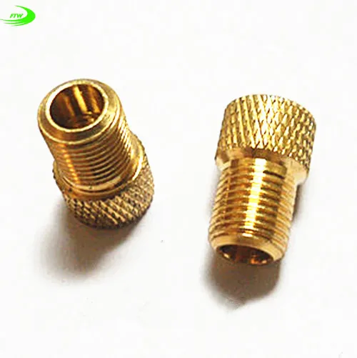 

Copper road bike bicycle valve adapters wind fire wheels adapters gas nozzle air valve Conversion head Converter TL0204