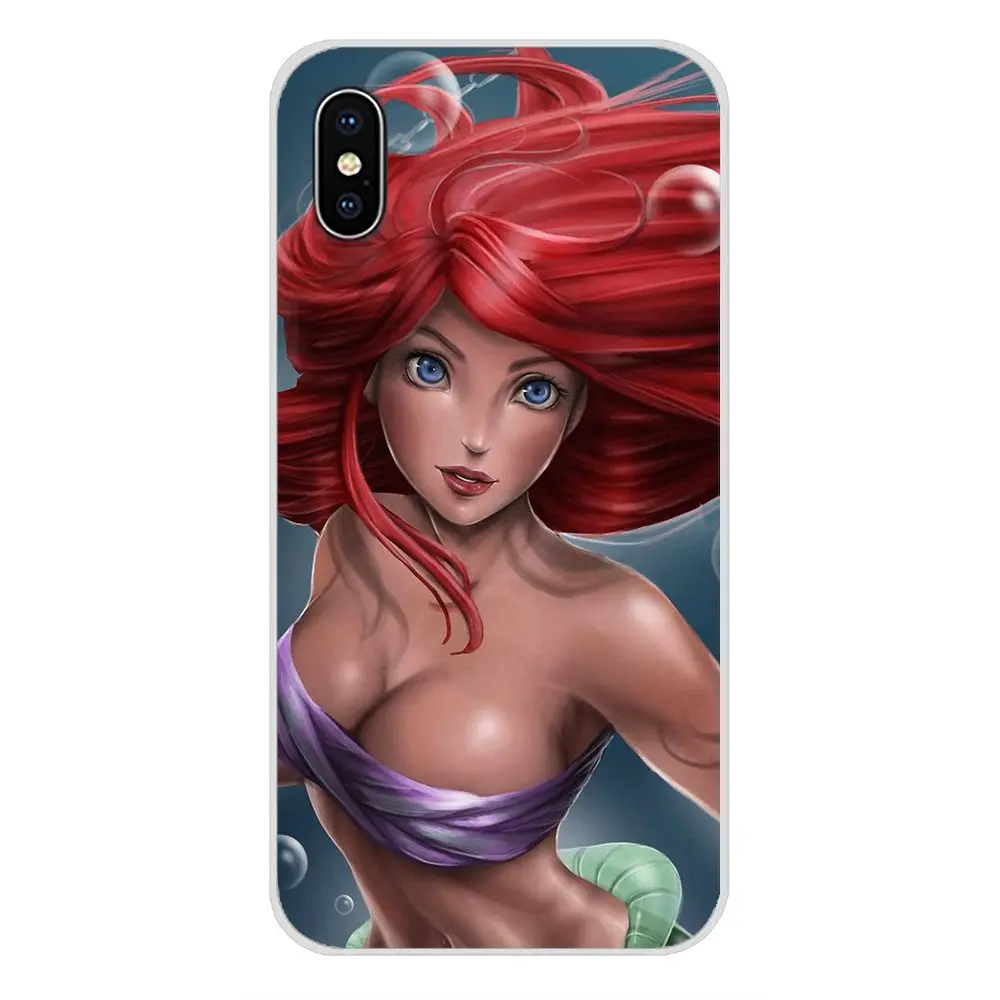 Аксессуары чехлы для телефонов Ариэль Русалочка Samsung Galaxy S4 S5 MINI S6 S7 edge S8 S9 S10 Plus Note 3
