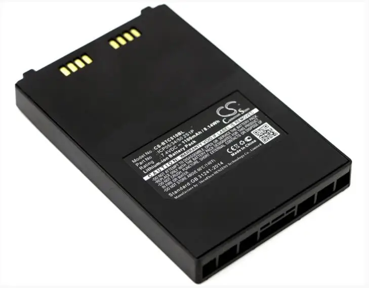 Cameron Sino 1100mAh батарея для BITEL IC 5100 IC5100 ICP05/34/50 2S1P батареи терминала оплаты|Цифровые