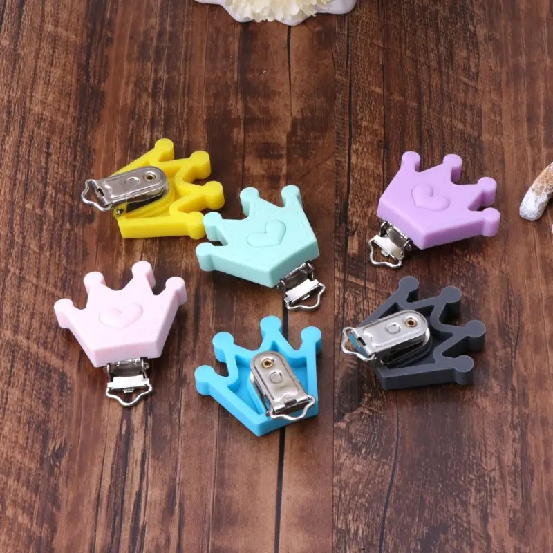 Детская пустышка на цепочке с прищепкой зажим соска Прорезыватель для зубов в