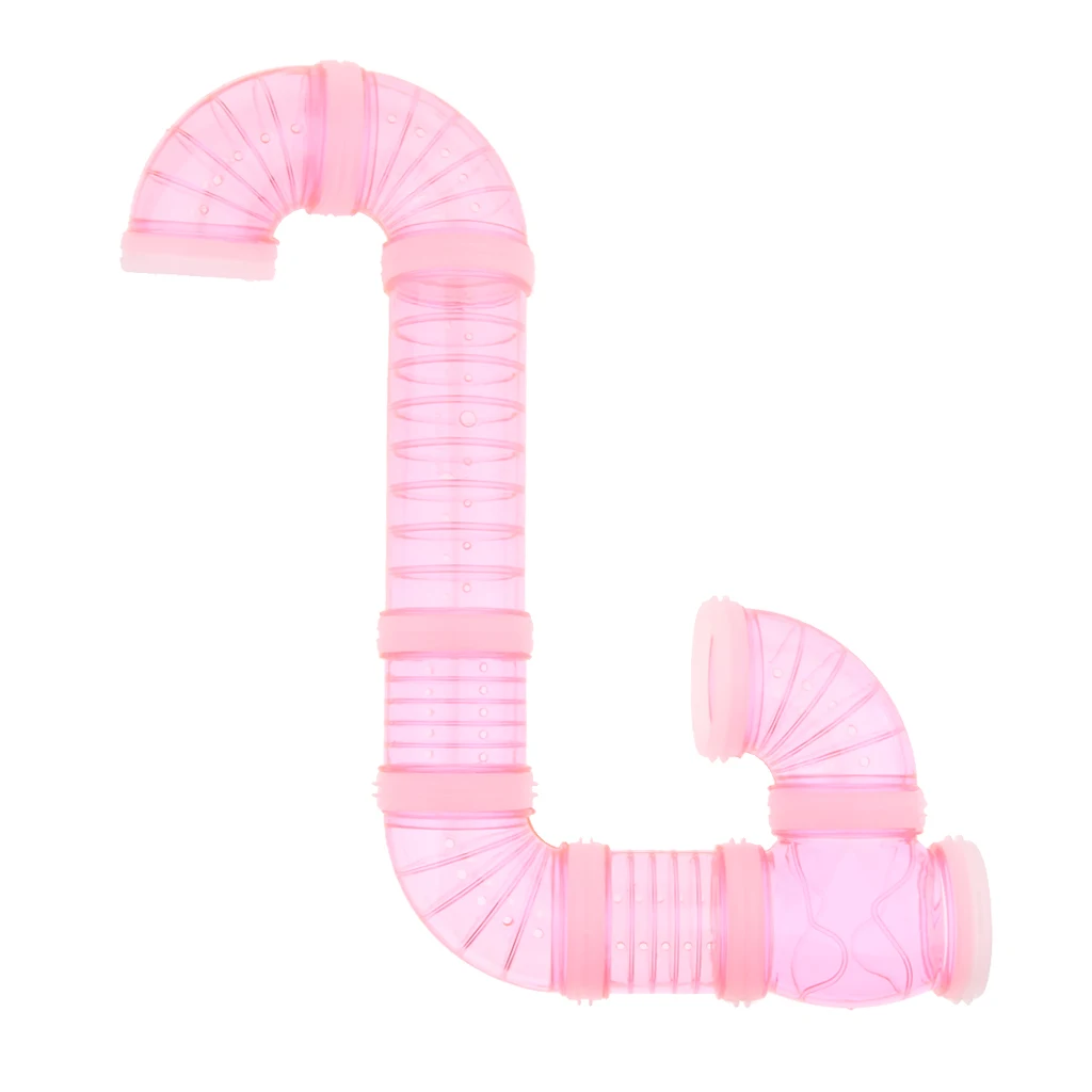 Pet Hamster Tunnel Small Animals Pipeline Fittings Tube DIY Connected Tunnel