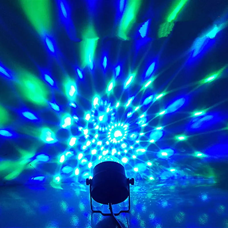 110 В 220 мини RGB DJ диско светодиодный светильник Кристальный магический шар