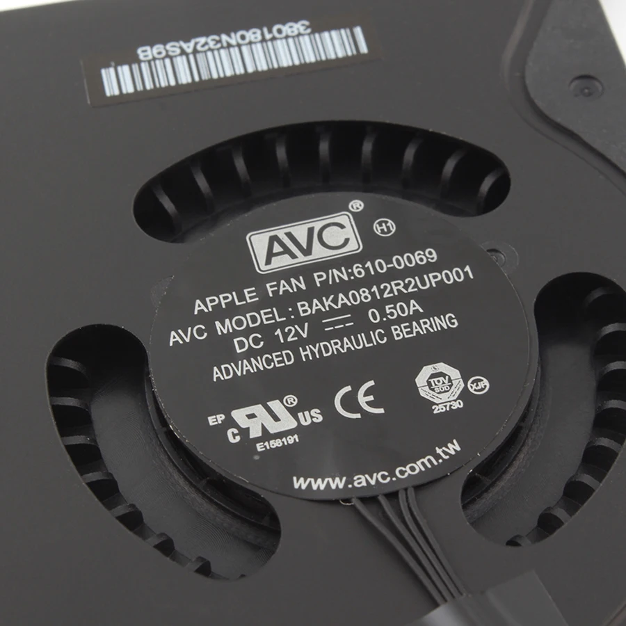 10 шт./лот оригинальный вентилятор охлаждения процессора A1347 для Apple Mac Mini