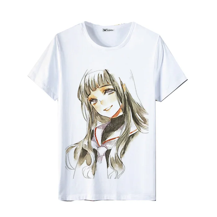 Cardcaptor Sakura, женская футболка Kawaii, короткий рукав, летняя, Femme, футболка, Harajuku, свободные топы, пара, одежда для девочек, милые пальто