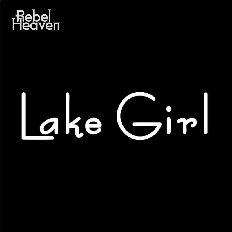00861-White Rebel Heaven Lake Girl наклейка винил JDM евро Дрифт Гонки jia you панда наклейки на автомобиль Дрифт винил JDM Авто Окно - Название цвета: 00861-White