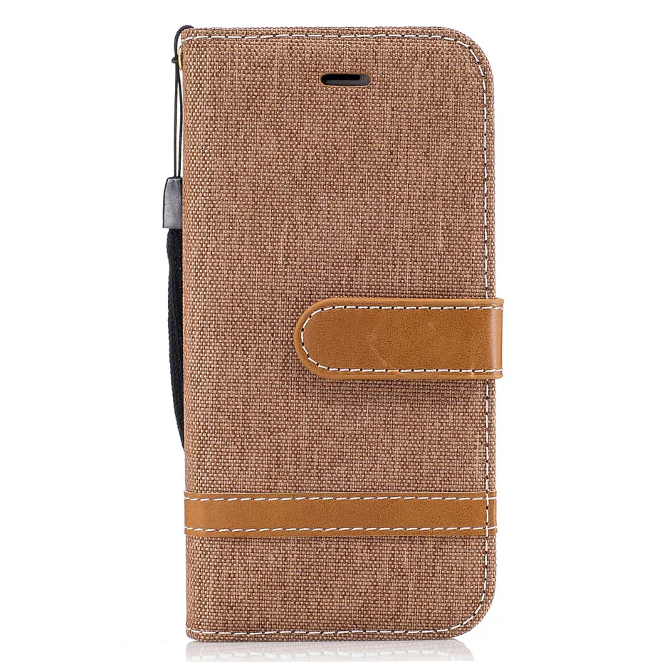 Кожаный чехол книжка Desyner Denim смешанных цветов Чехол для iPhone 5 5S SE 6 6S 7 Plus|case for