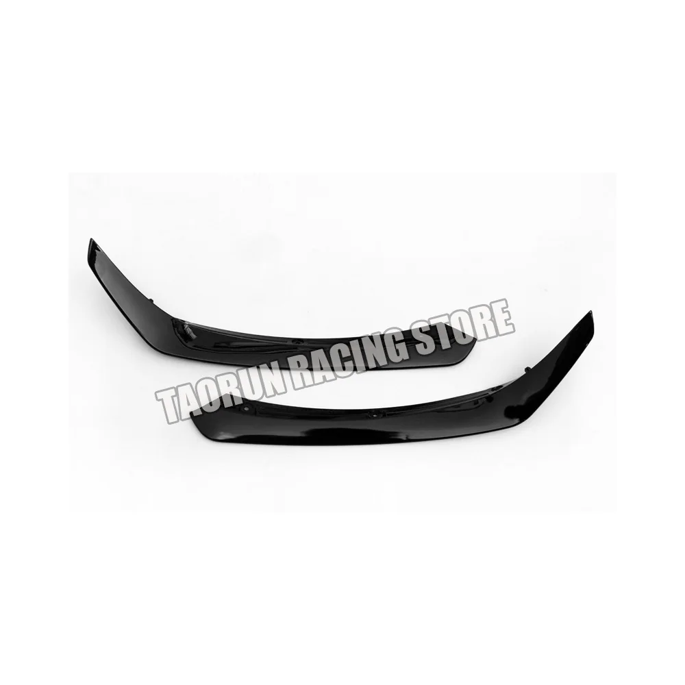 ABS черный Передний спойлер для губ с боковым разделителем фартук Benz W117 кла200 кла260