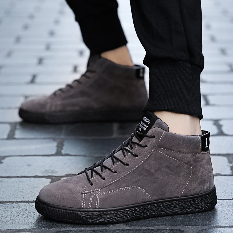 

Men's Trainers High Top Footwear Male Krasovki Men Zapatos De Hombre Footwear Man Fashion Casual Sneakers Tenis Masculino Adulto