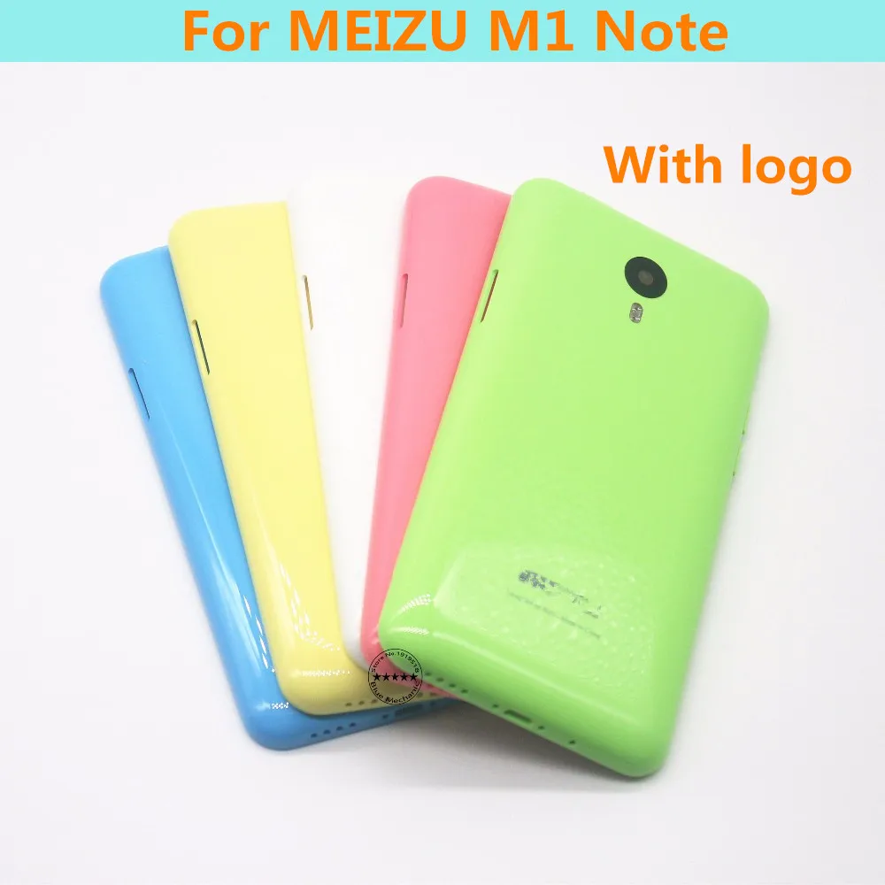 

Original Housing Door For MEIZU M1 NOTE Back Shell Battery Cover Case Noblue Note Audio + - Button Boot Keys Camera Glass Lenses