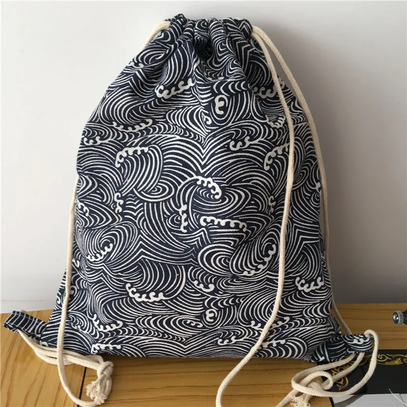 YILE дорожный рюкзак из хлопка и льна на шнурке сортированная сумка для обуви