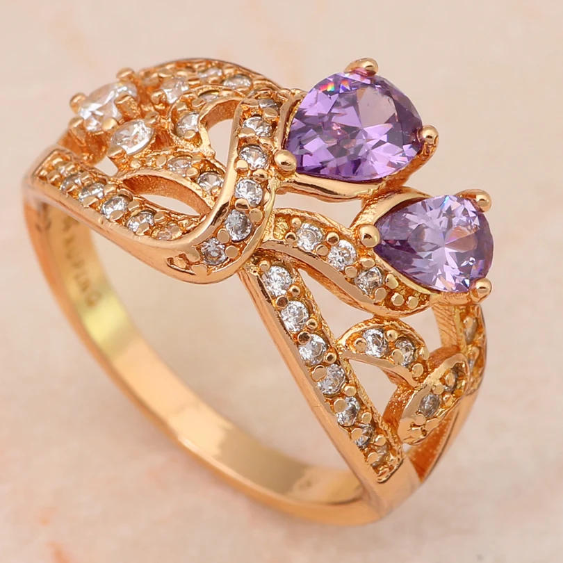 Кристалл золотого цвета здоровья модные ювелирные изделия без никеля и свинца