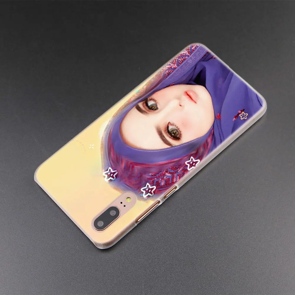 Hijab красивый мусульманский женский модный жесткий чехол для Huawei P30 P20 P10 P9 P8 Lite 2017 Pro
