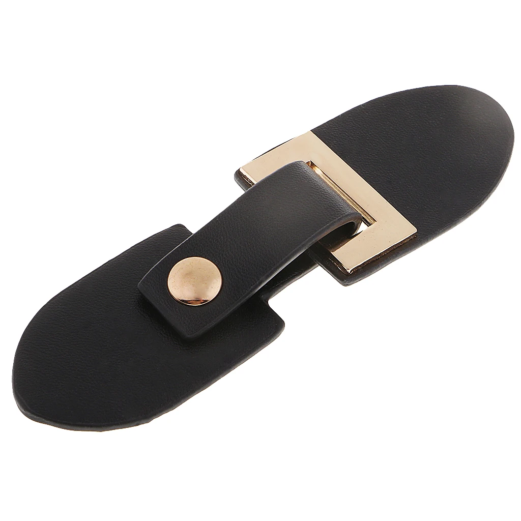 1 пара черная металлическая и искусственная кожа кнопка переключения пришивная