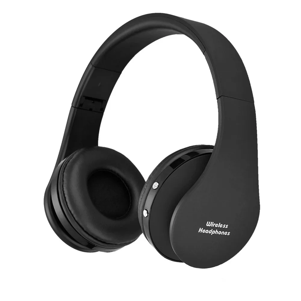 Беспроводной наушники Bluetooth Шум шумоподавления гарнитуры стерео Складная ПК с