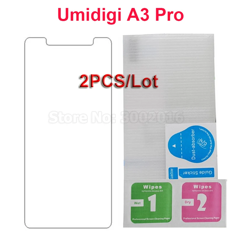 

Защитное стекло для UMIDIGI A3 Pro, закаленное, 9H, Защитная пленка для смартфонов, 2 шт.