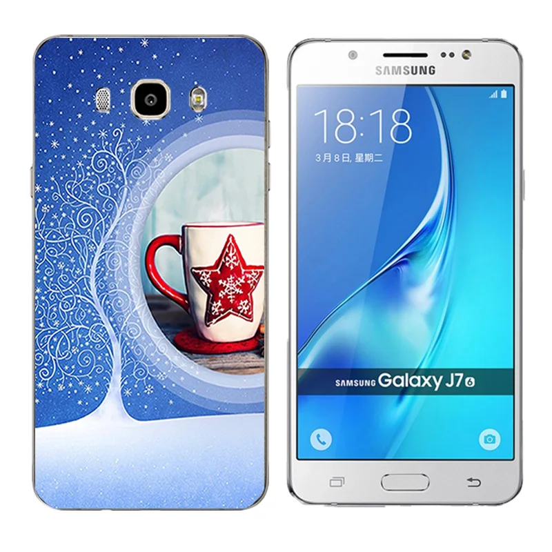 for Samsung Galaxy J7 2016 Case Soft TPU Cover Merry Day Printing Back Silicon Phone Cases J710 J710F J710M Coque |