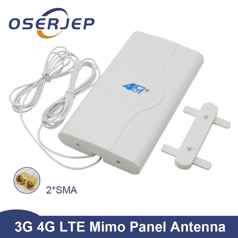 700 ~ 2600 МГц 88 дБи 3g 4g Lte Антенна мобильная антенна SMA Штекерный разъем панельная Mimo +