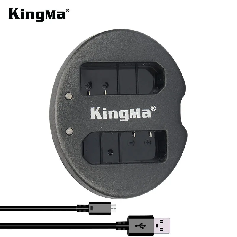 KingMa EN EL14 для цифровых аккумуляторов Nikon двойное (двойное) Зарядное устройство D5200