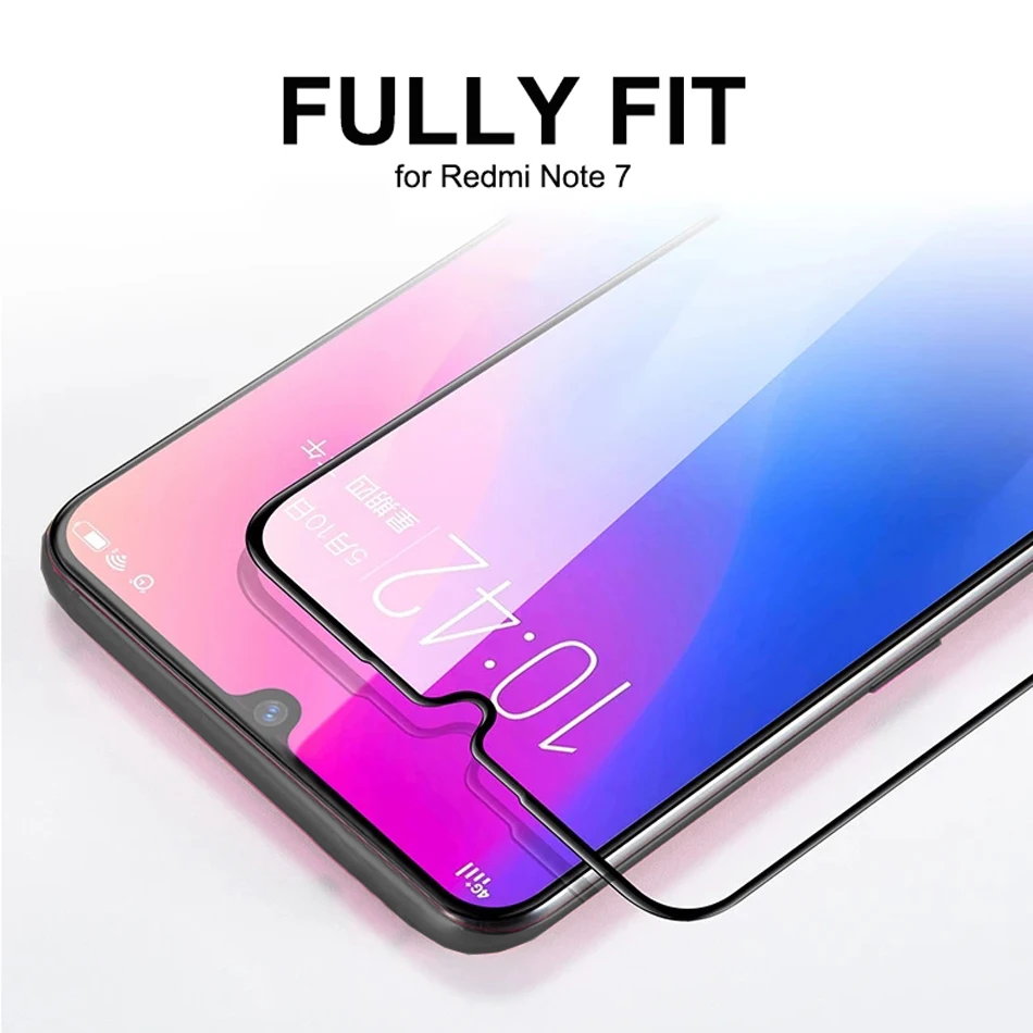 Защитное стекло 5D с полным покрытием для Xiaomi Redmi Note 7, защитная пленка из закаленного стекла для Redmi Note 8 Pro Redmi 7