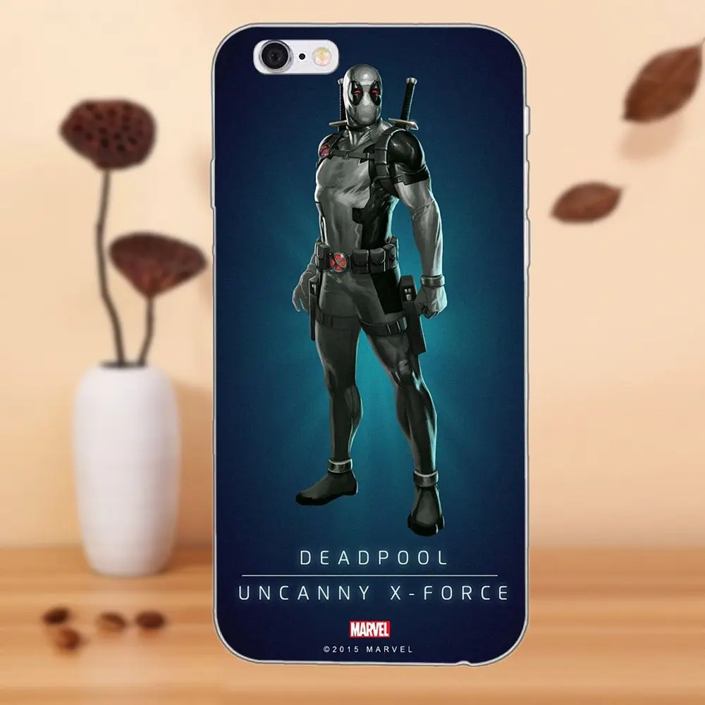 Стиль Дизайн Новый Дэдпул супергероев Marvel для MOTO G G2 G3 G4 G5 htc 530 626 628 630 816 820 один A9 M7 M8