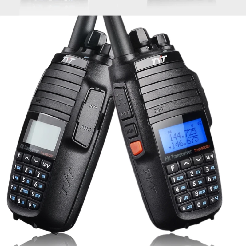 TYT UV8000D портативная рация 10км двухдиапазонный УКВ 10 Вт Радио Comunicador км 3600 мА/ч с