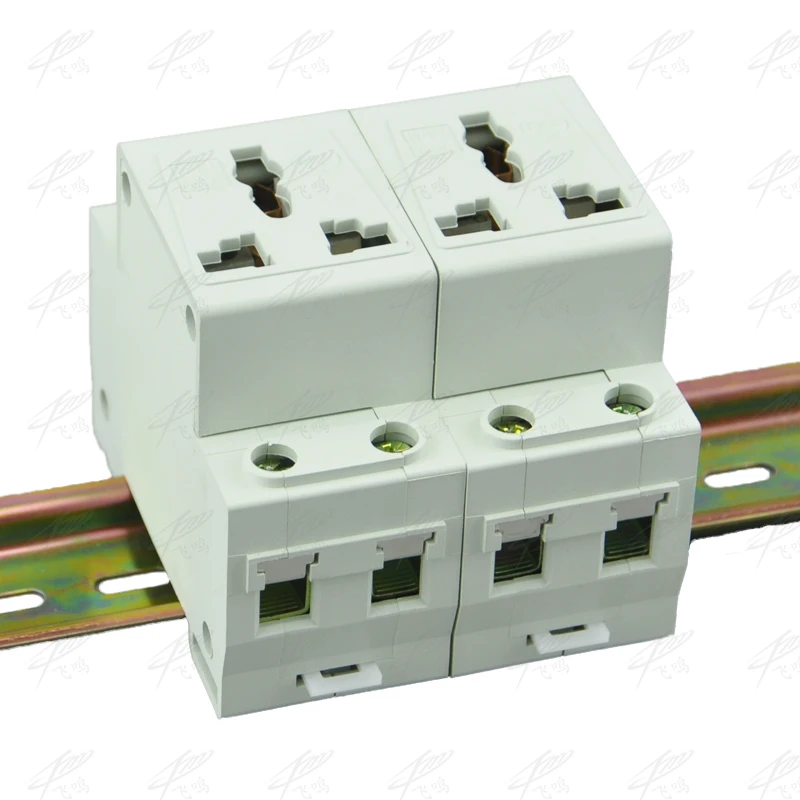Din rail модульный разъем для распределительных щитов 3 х контактный удлинитель