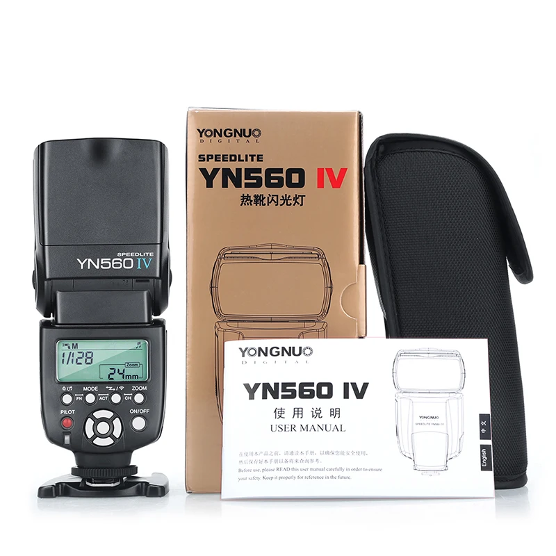 YONGNUO YN560 IV Беспроводная вспышка Speedlite Master для камер Canon Nikon Olympus Pendax YN560IV |