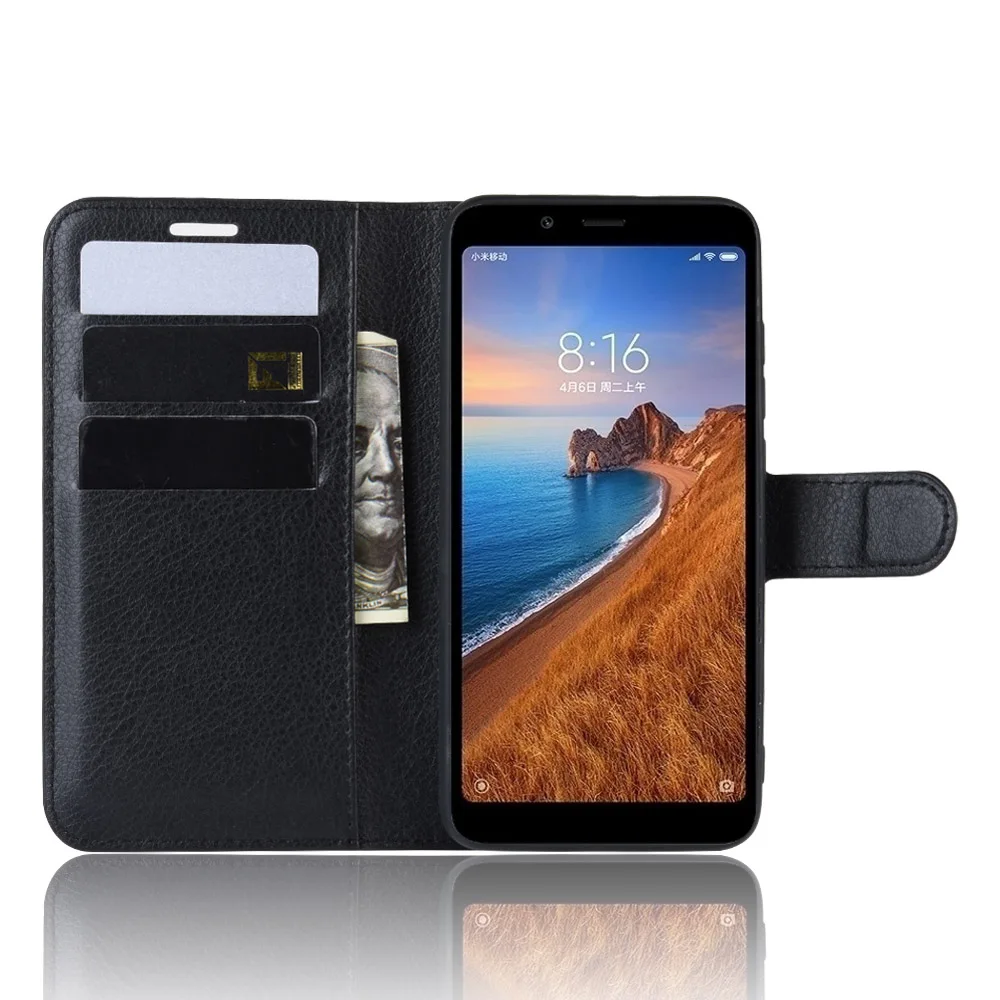 xiaomi Redmi 7A Case on Redmi 7A Case 5.45 inch Magnetic Wallet Book Leather Flip Case on for xiaomi Redmi 7A 7 A Cases Cover