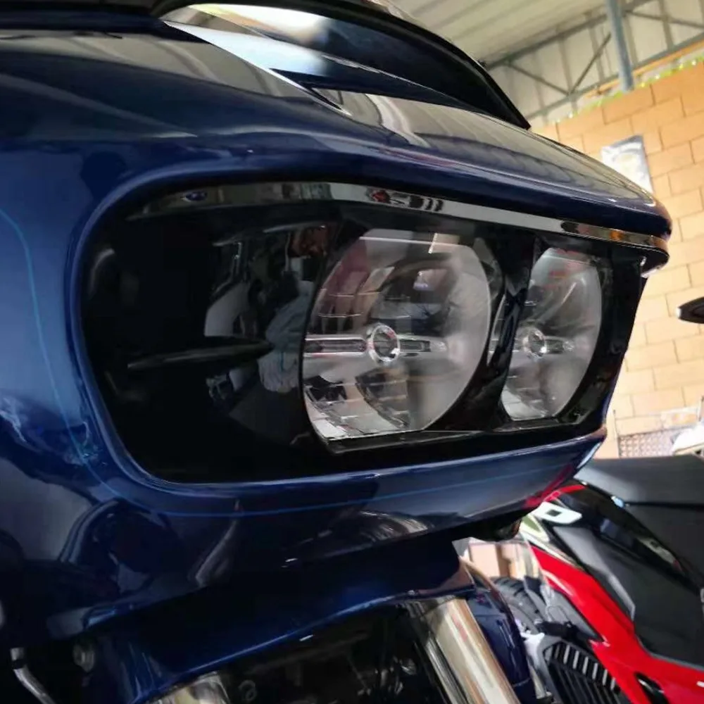 Обтекатель для мотоциклетной двойной фары обтекатель Обложка Harley Road Glide CVO FLTRUSE