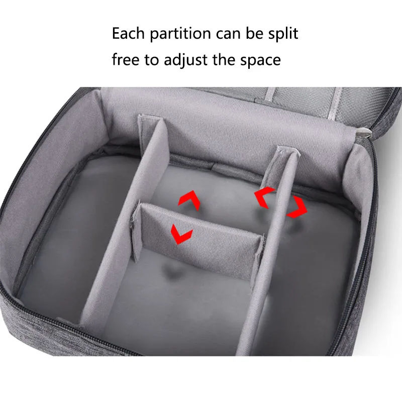 Портативная дорожная сумка для хранения 1 шт. набор пауэрбанка с кабелем передачи