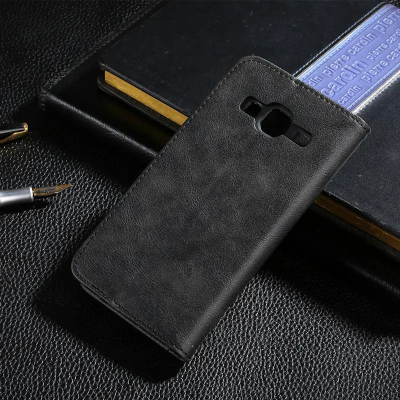 Чехол книжка для Meizu M6 Note винтажный кожаный чехол лучшего качества с отделением