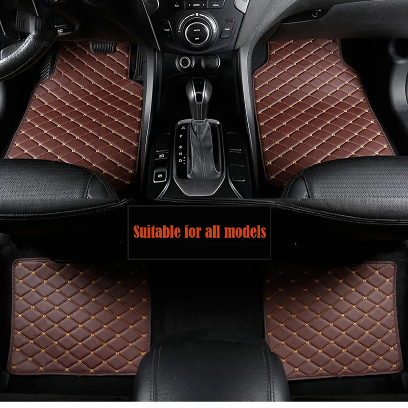 Универсальный автомобильный коврик для Toyota Rav4 Camry Toyota Corolla Auris Prius Fortuner Yaris Land Cruiser автомобильные аксессуары автомобильные коврики