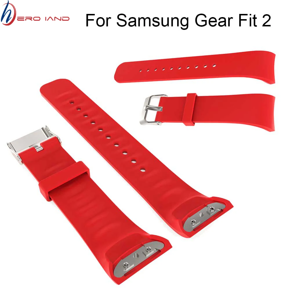 Спортивный силиконовый ремешок Hero Iand для Samsung Galaxy Gear Fit2 Pro наручных часов подходит