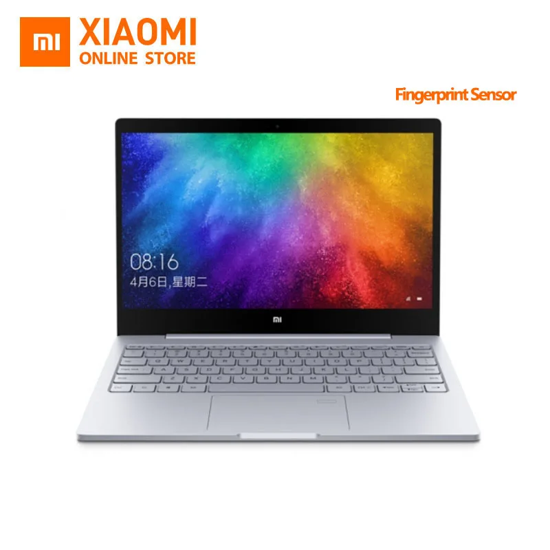Обновленный Xiaomi Mi ноутбук Тетрадь Air распознавания отпечатков пальцев Intel Core i5-7200U