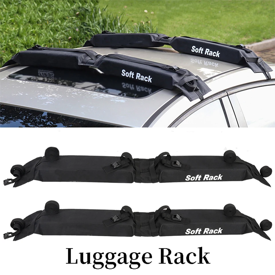 125cm Car Universal Roof Luggage Rack Set For Seat Leon Lbiza Skoda Octavia a5 A7 2 Rapid Kodiaq Hyundai Accent Solaris