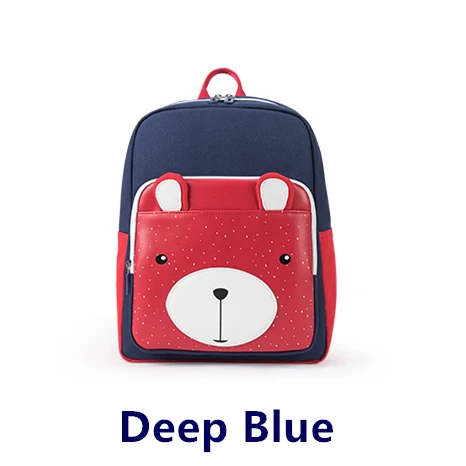 Deep Blue MI Mijia XiaoYang Детская сумка для детского сада 3D мультфильм животных Детский Школьный рюкзак Сверхлегкий ночной линии светоотражающие полосы - Цвет: Deep Blue
