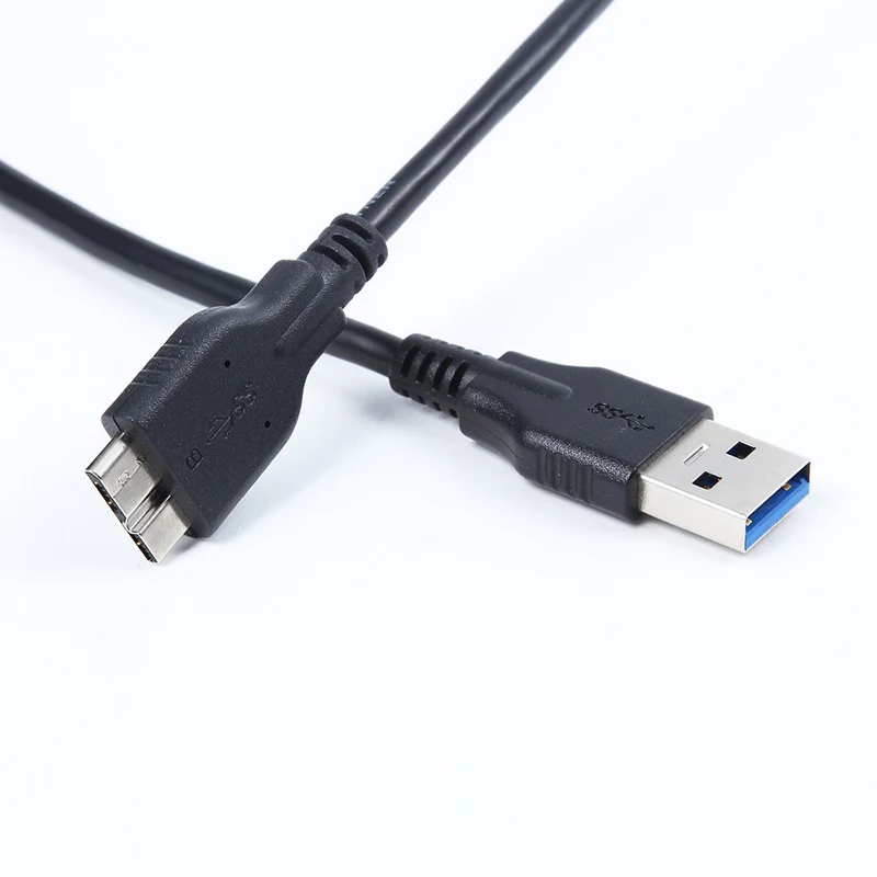 Qiwooode 0.5 м Высокоскоростной USB 3.0 Тип Мужчина к Micro B Мужской Кабель Адаптер