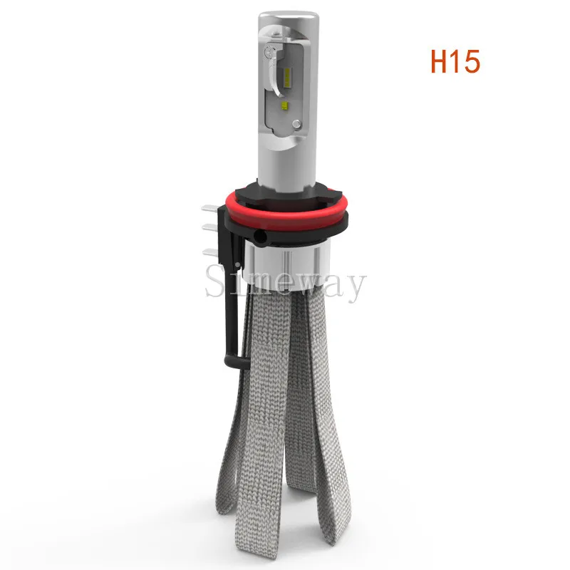 2X 8C 80 Вт 8000LM 9004 9007 авто светодиодный фары 12V 6000K H4 H7 H11 H13 H15 D2H 9004 9007 Canbus без ошибки епистар чипы автомобильных ламп