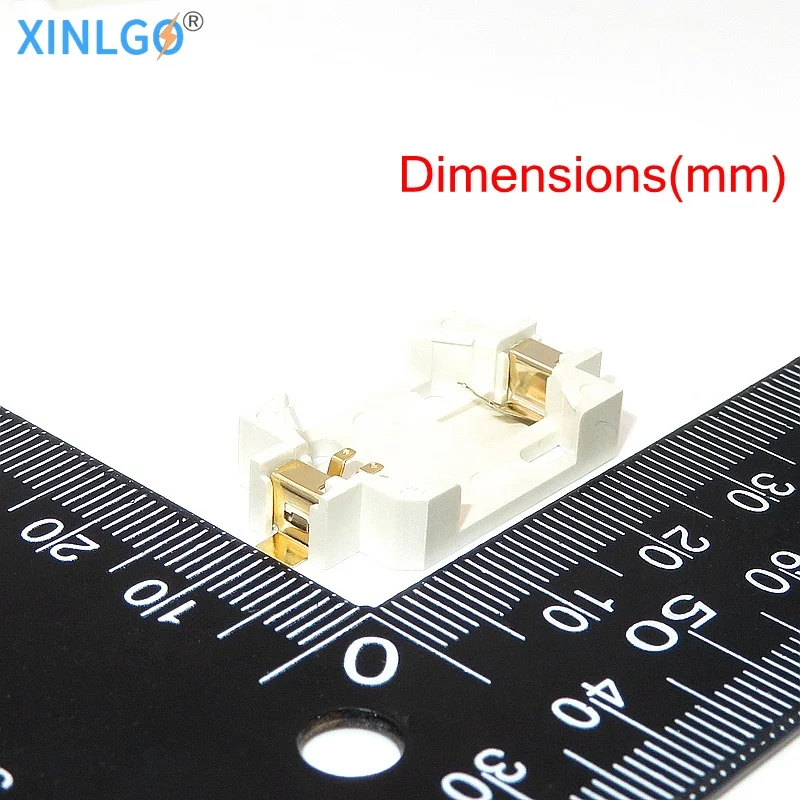 10 шт. белый Корпус CR2032 CR2025 SMD Кнопка сотового телефона гнездо аккумулятора