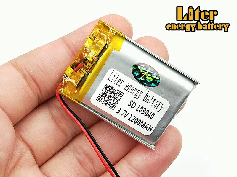 Литий-полимерная аккумуляторная батарея 3 7 1200 в 103040 мАч для MP3 MP4 GPS PSP mobile video game PAD E