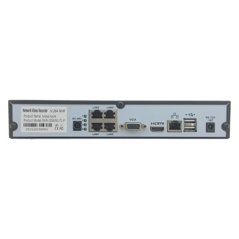 Крытый полушарии инфракрасный сети IP Камера 48 В POE 1.0MP 720P HD 4CH NVR Onivf H.264 CCTV Системы