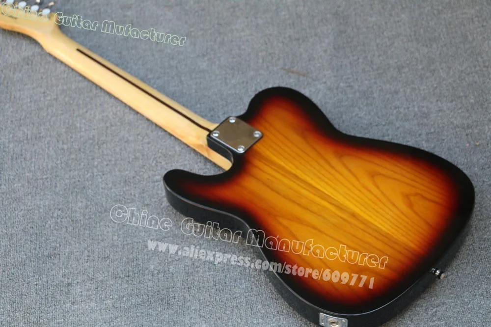 Классический магазин на заказ Thinline Роскошная электрогитара Ash F hole TL гитара
