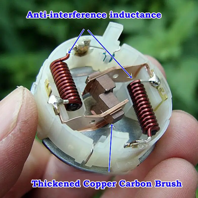 Mabuchi RS-550VD-8022 с источником питания от постоянного тока 6 V-12 V 18600 об/мин высокого