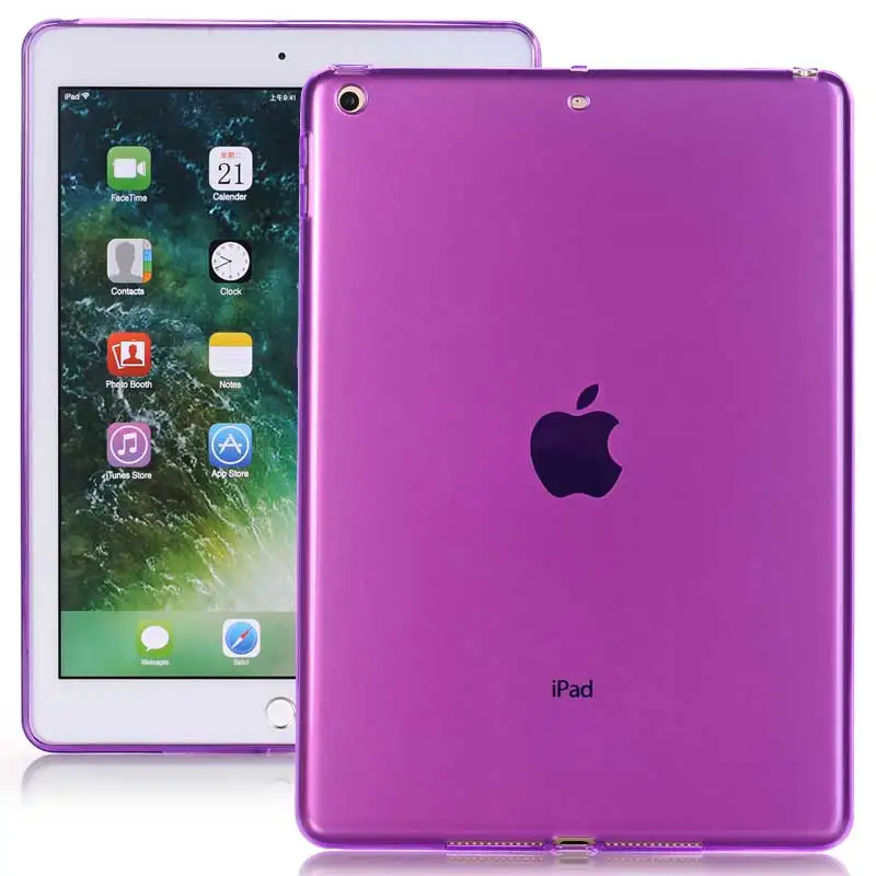 Ультратонкий силиконовый защитный прозрачный чехол из ТПУ для iPad 9 7 дюйма 2017
