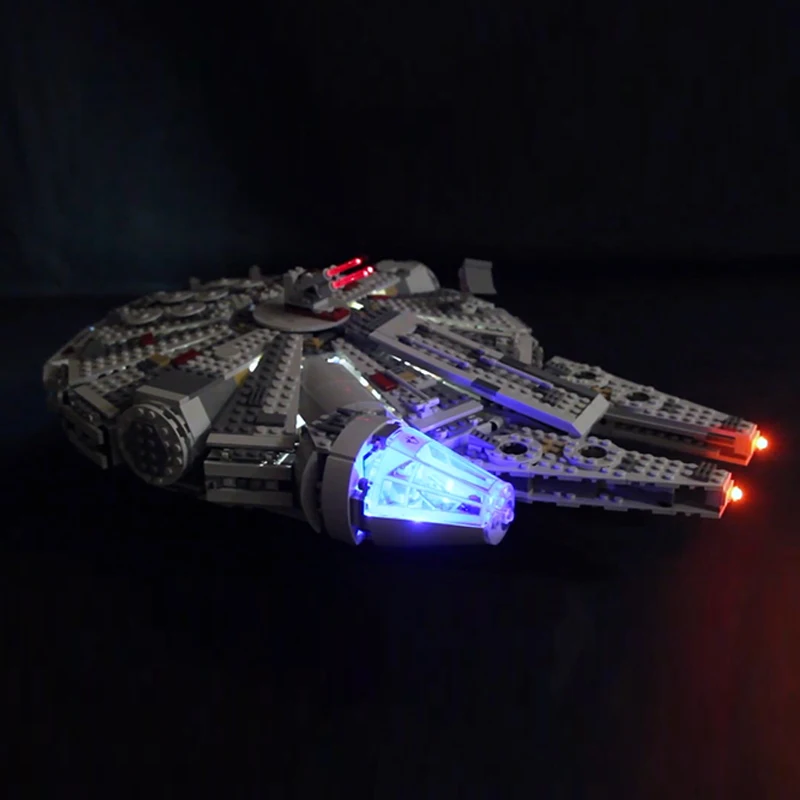 Светодиодная лампа для Lego 75105 Star Wars The Force Awakens Millennium Falcon совместимая с 05007