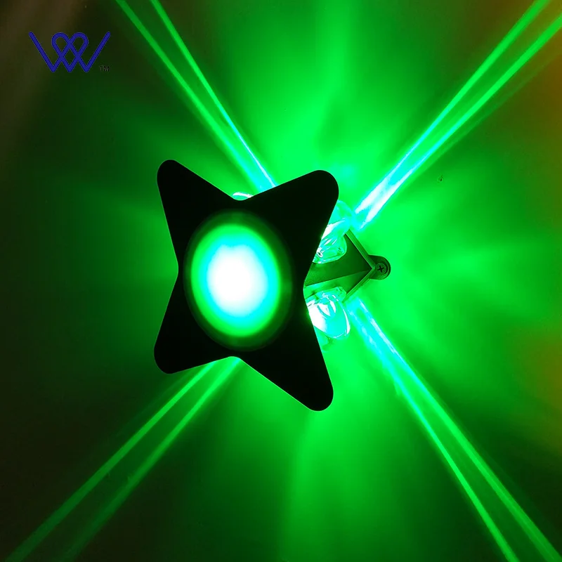 VW WL2029 LED Наружное настенное бра RGB цвет декоративное освещение Алюминий матовый