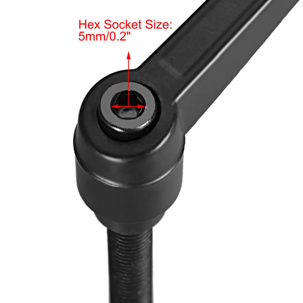 Кнопочная кнопка Uxcell M10x70mm M10x32mm с резьбой регулируемая ручка рычаг зажимные ручки