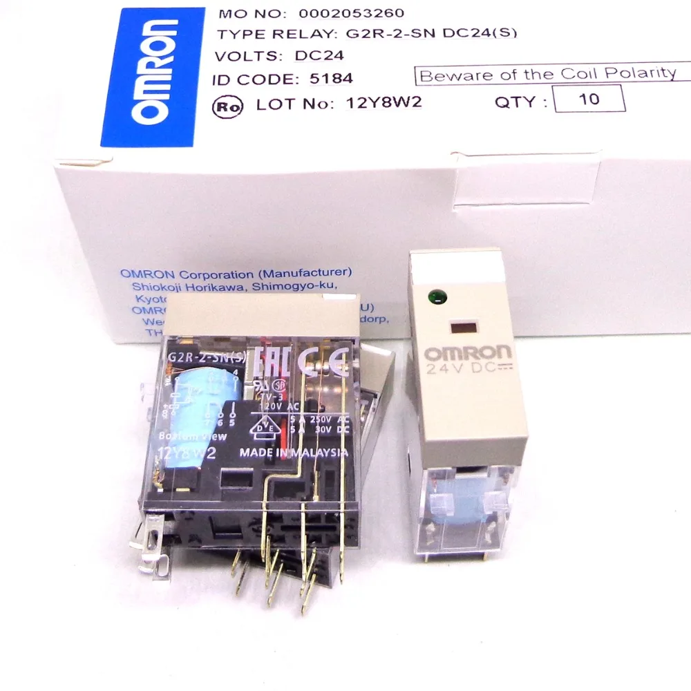 Реле OMRON G2R-2-SND(S) 24VDC DC24V G2R-2-SN(S) 220VAC 24VDC P2RF-08-E абсолютно новое и оригинальное реле