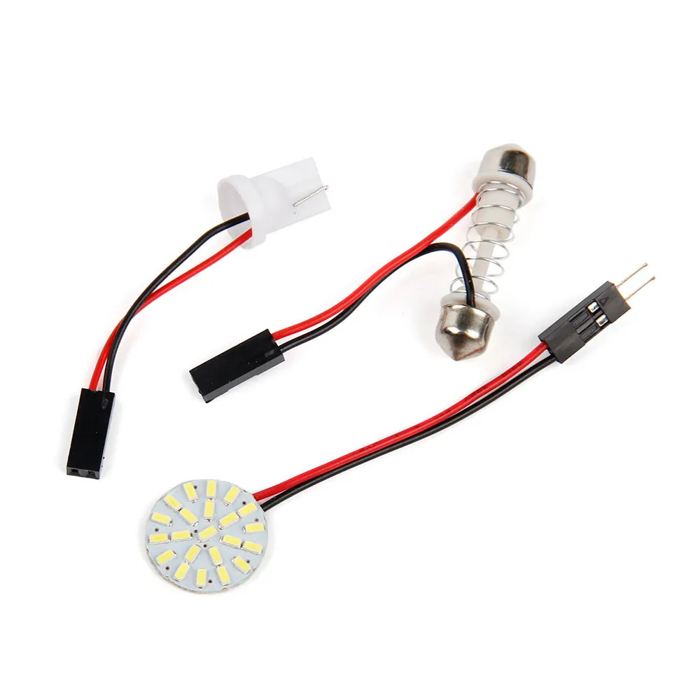 Универсальная автомобильная светодиодная лампа 22SMD 1206 T10 BA9S W5W C5W lammp blub круглая